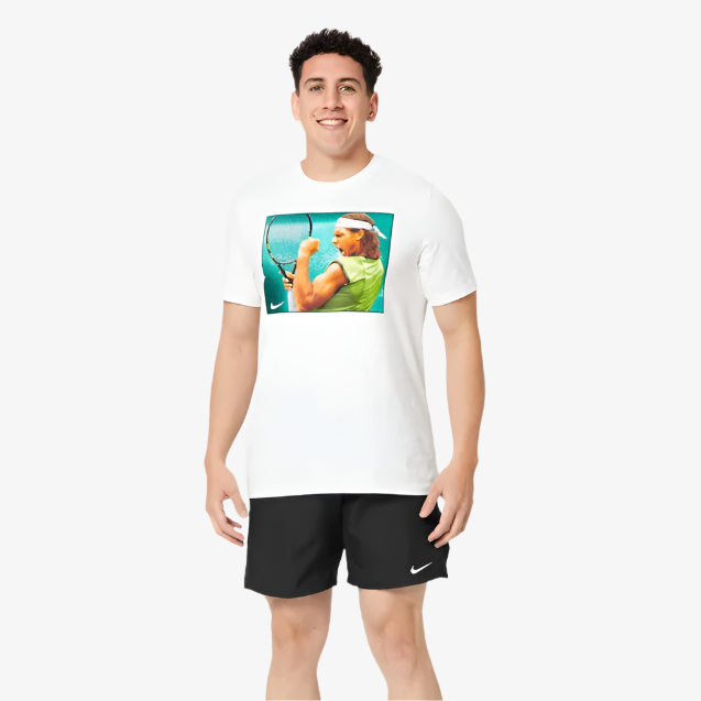 Nike Men Rafa French Open T-Shirt - White