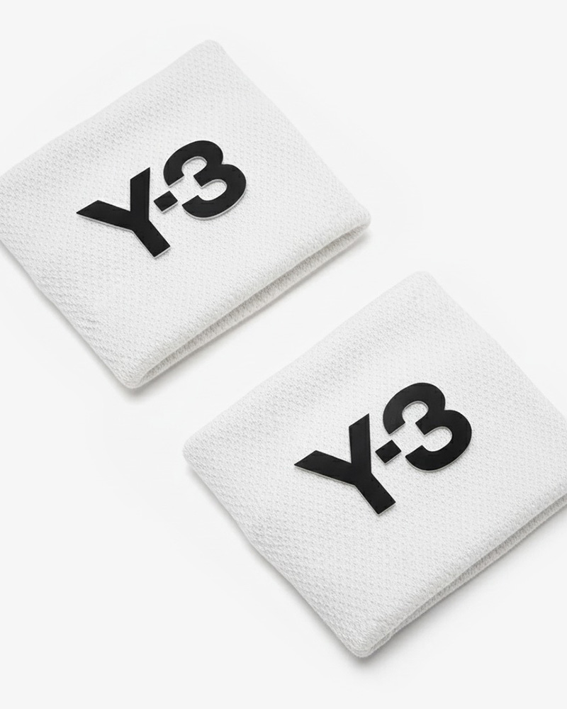 Adidas Y-3 Tennis Small Wristbands - White