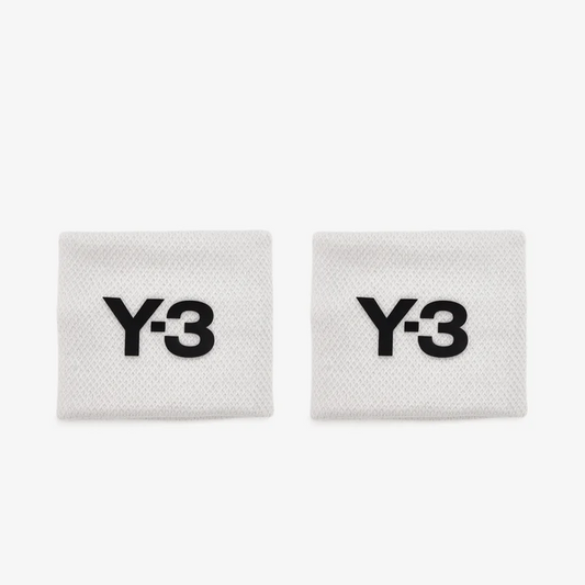 Adidas Y-3 Tennis Small Wristbands - White