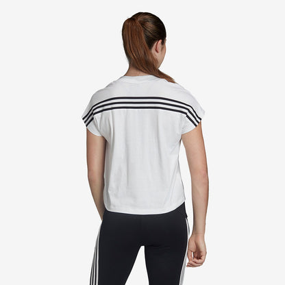 adidas Women's Must Haves 3-Stripes Tee - White/Black