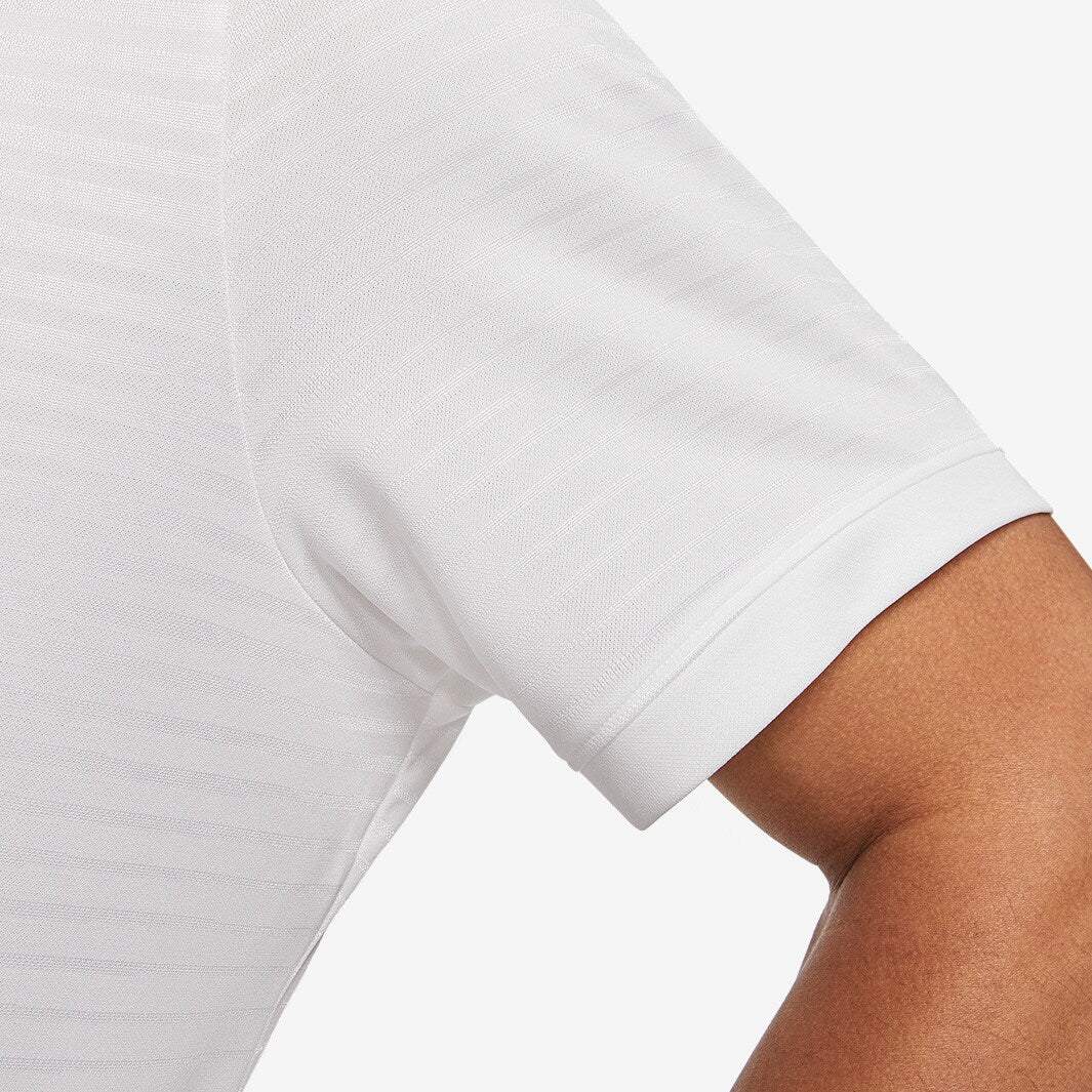 Nike Rafa Court Challenger Shortsleeve Top - White/Gridiron