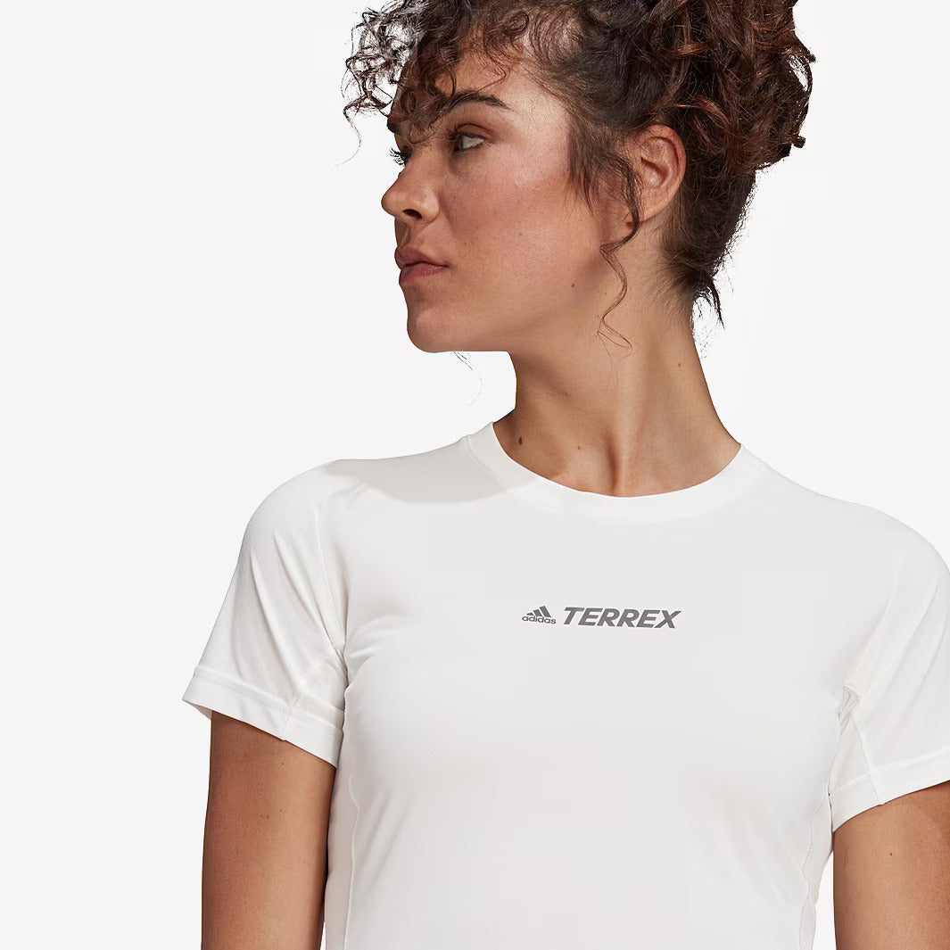 adidas Women's Terrex Parley Agravic TR Allaround T-Shirt - Non-Dyed