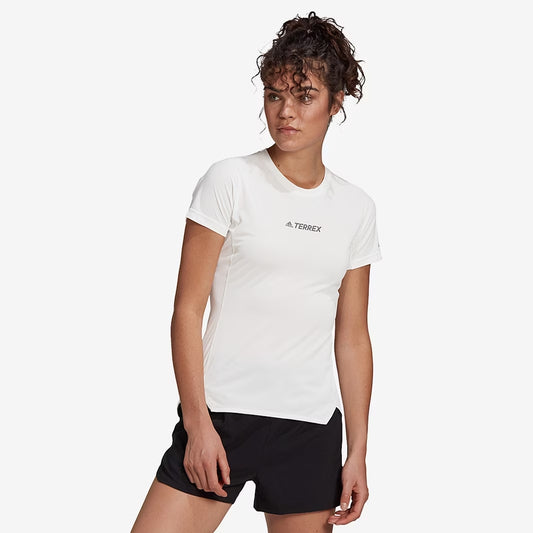 adidas Women's Terrex Parley Agravic TR Allaround T-Shirt - Non-Dyed