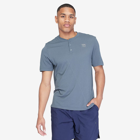 Wilson Power Seamless Henley II - Dark Grey