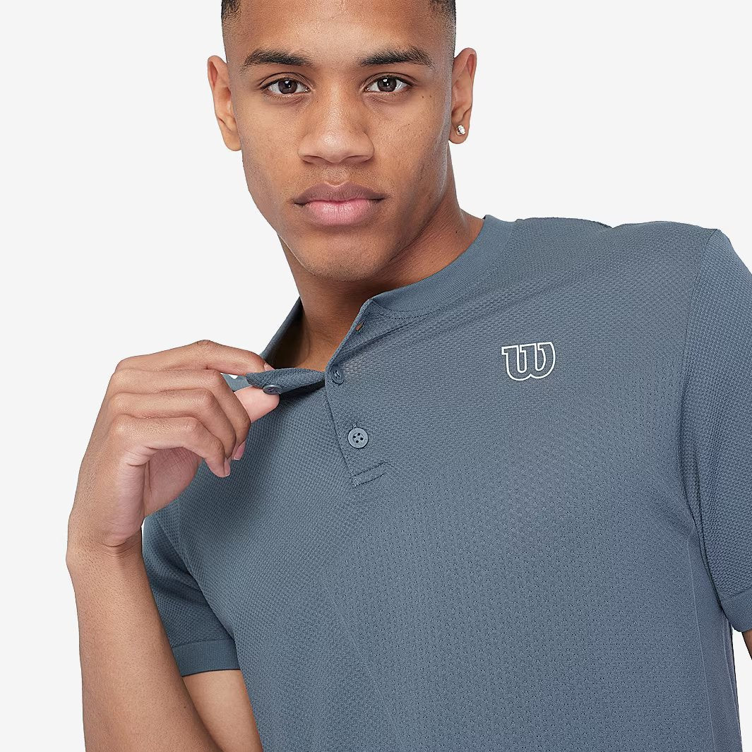 Wilson Power Seamless Henley II - Dark Grey