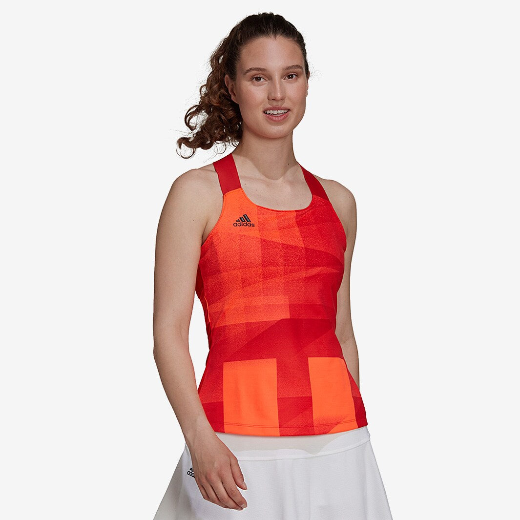 adidas Women's Tokyo Y-Tank PB HR - Solar Red/Black