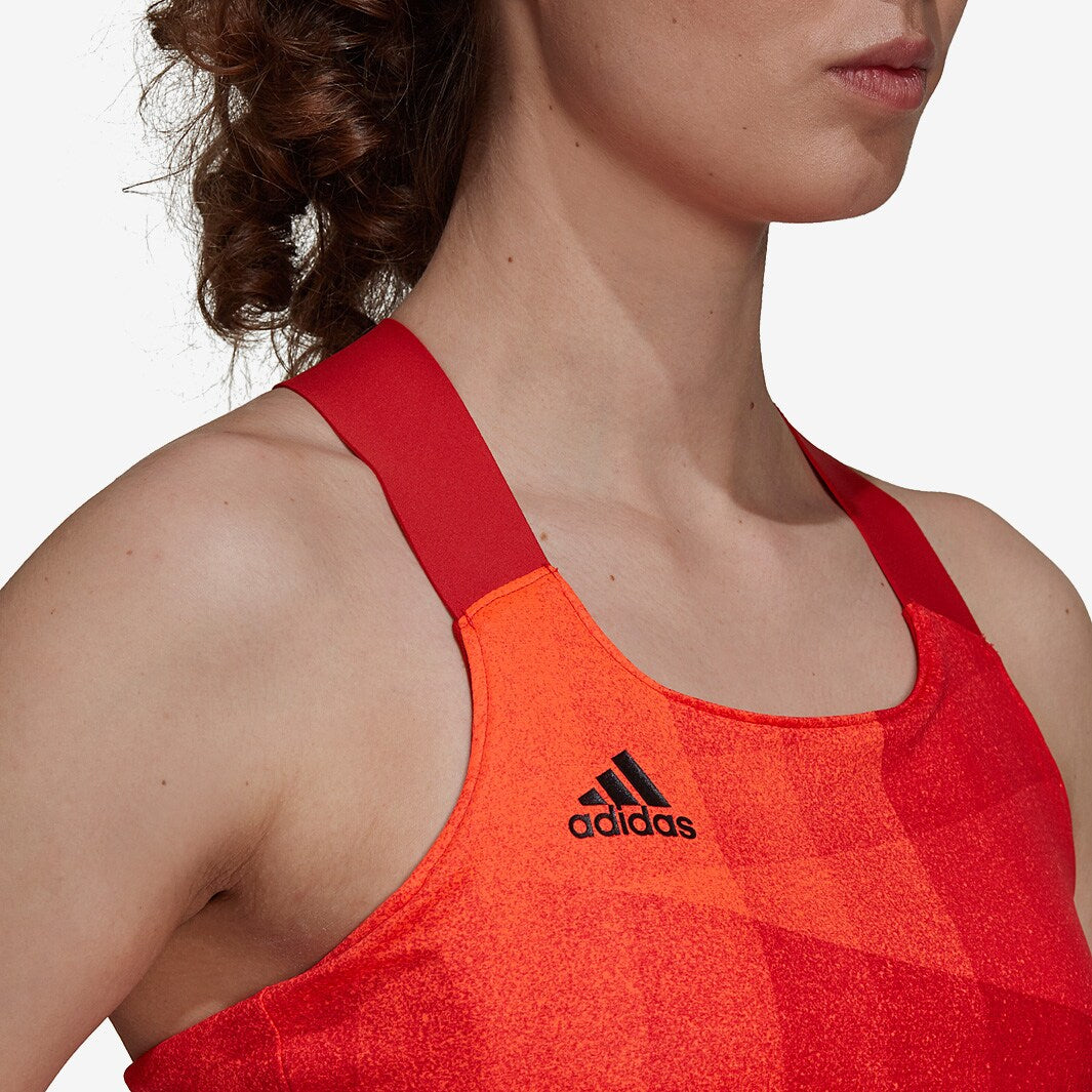 adidas Women's Tokyo Y-Tank PB HR - Solar Red/Black