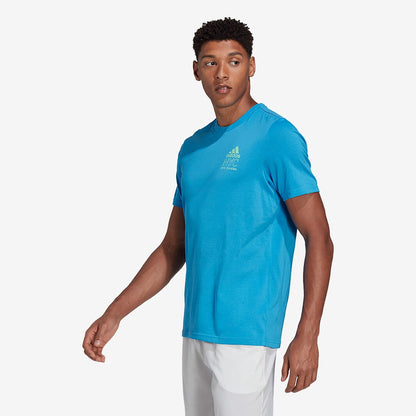 US Tee - Pulse Blue