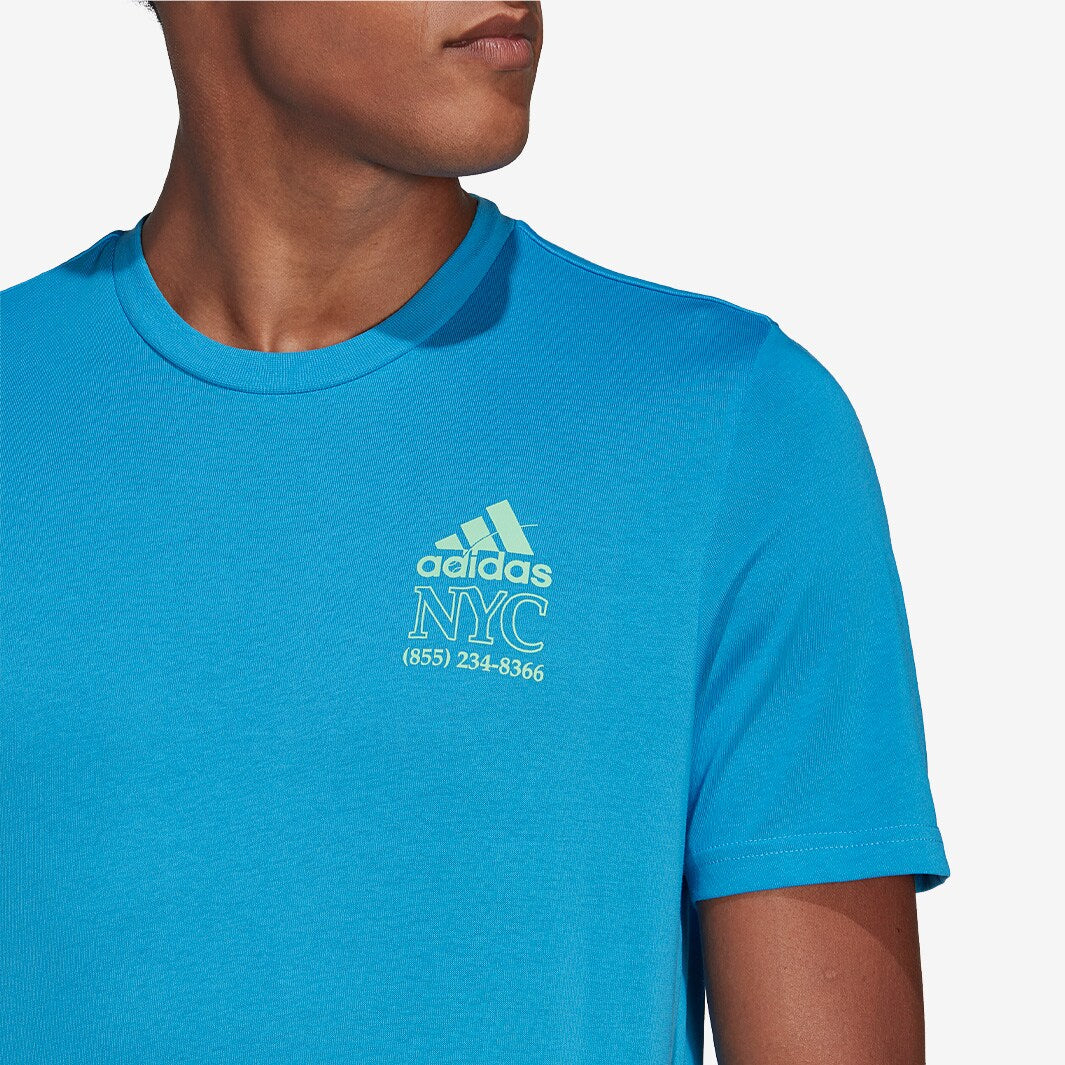 US Tee - Pulse Blue