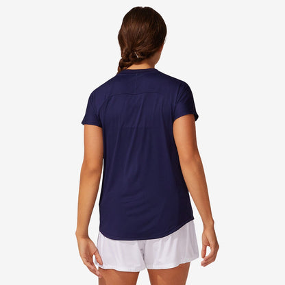 Women's Court Piping Shortsleeve Tee - Peacoat