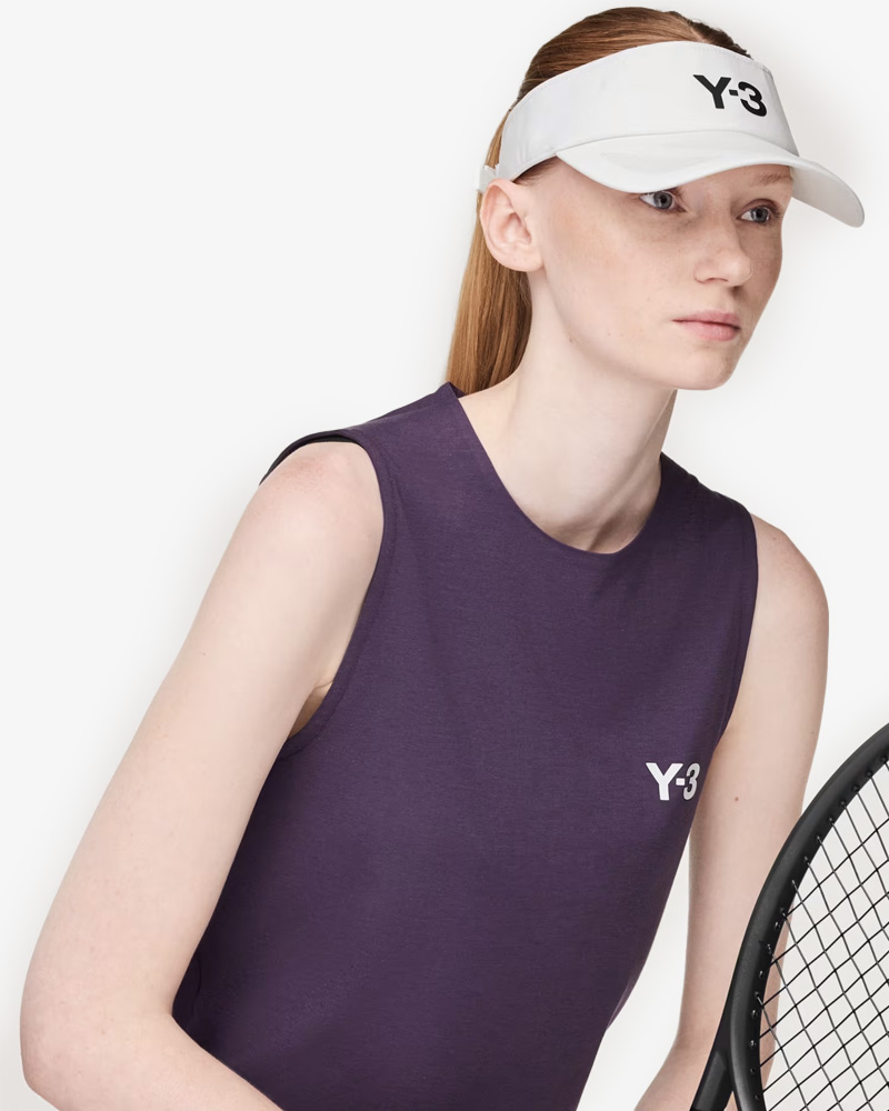 adidas Y-3 Women's Tennis Match Tank Top - Aurora Plum