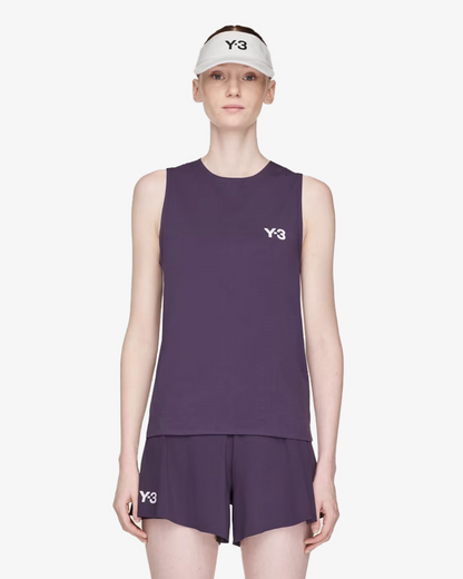 adidas Y-3 Women's Tennis Match Tank Top - Aurora Plum