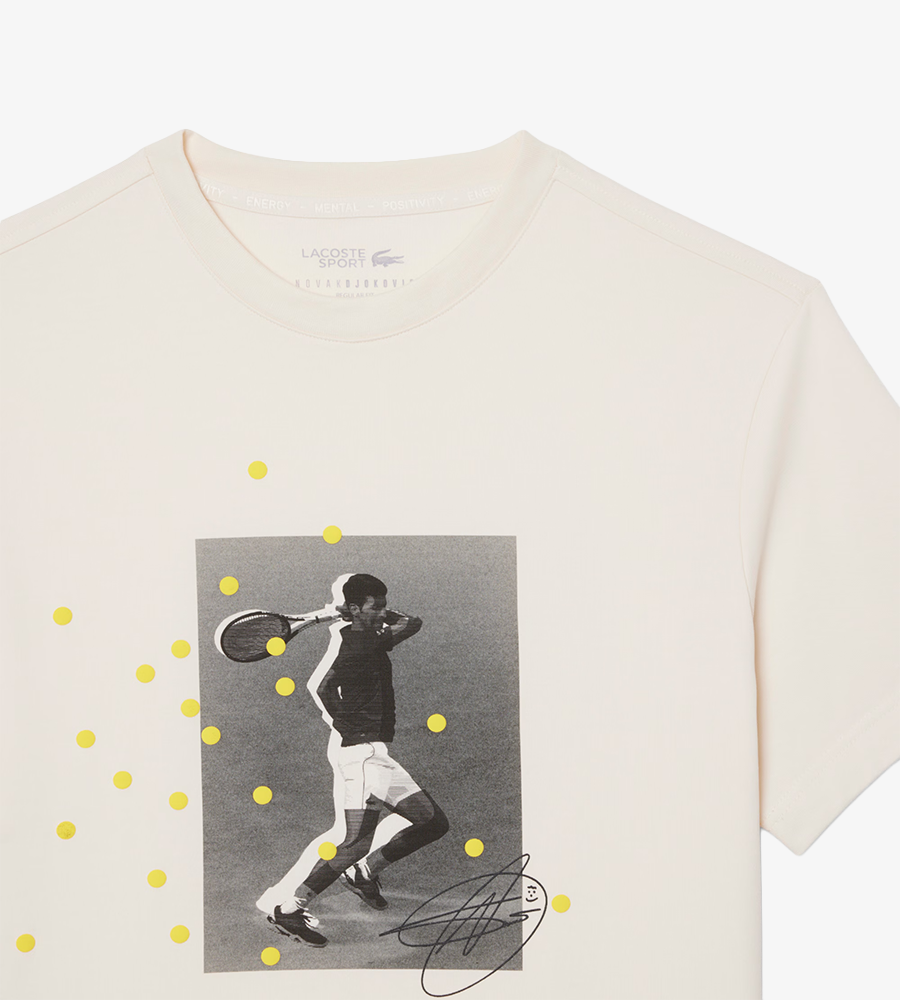 Lacoste Men's Spring Novak Signature 3D T-Shirt