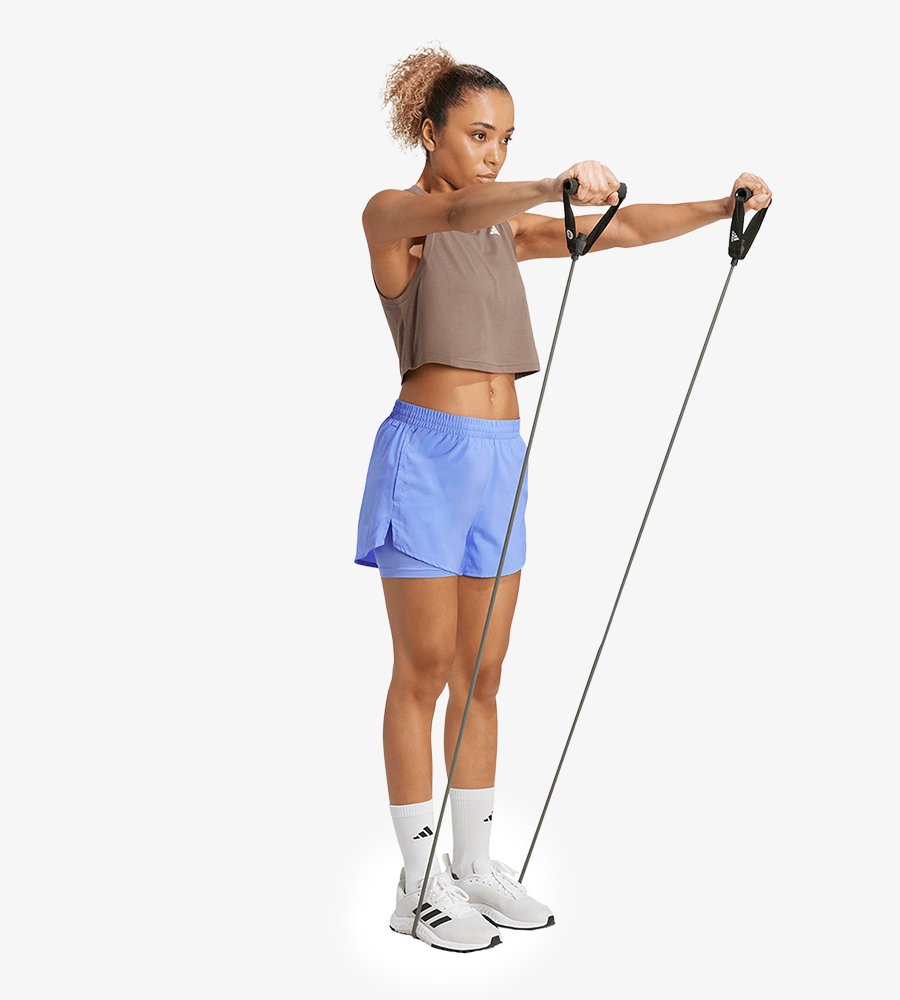 adidas Women Fall Minimal 2in1 Short - Blue