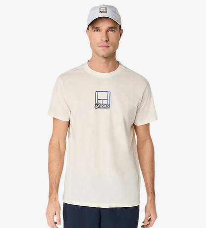 Asics Men's Core Court Graphic T-Shirt - Beige