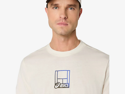 Asics Men's Core Court Graphic T-Shirt - Beige