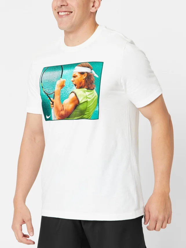 Nike Men Rafa French Open T-Shirt - White